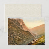 ヴィンテージホニスターパスクンブリアイングランド ポストカード (正面/裏面)