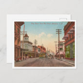 ヴィンテージホノルルハワイキング通り ポストカード (正面/裏面)