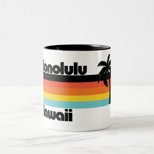 ヴィンテージホノルルハワイ ツートーンマグカップ (中央)