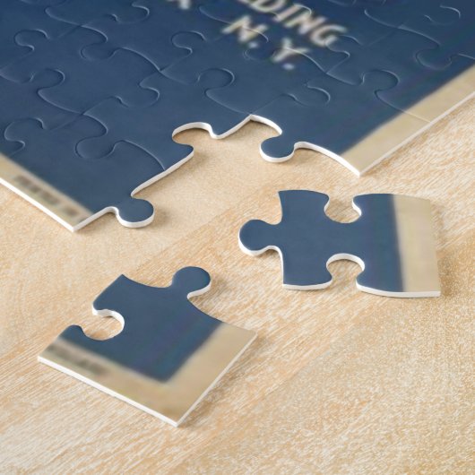 ヴィンテージホランドエアトラベルイラストレーション ジグソーパズル (側面)