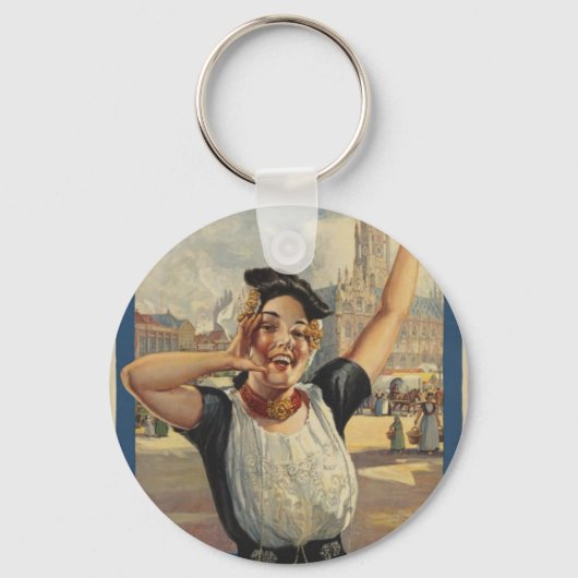 ヴィンテージホランドエアトラベル キーホルダー (正面)