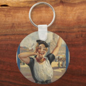 ヴィンテージホランドエアトラベル キーホルダー (正面)