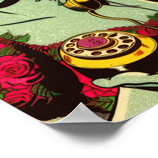 ヴィンテージホラーゾンビ漫画 ポスター (角)