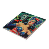 ヴィンテージホラーヴァンパイアガール タイル (側面)