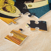 ヴィンテージホラーヴァンパイア漫画 ジグソーパズル (側面)