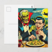 ヴィンテージホラーヴァンパイア漫画 ポストカード (正面/裏面)