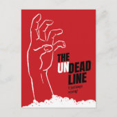 ヴィンテージホラー映画のポスターパロディ – 締め切り解除 ポストカード (正面)