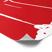 ヴィンテージホラー映画のポスター – 締め切り解除 ポスター (角)