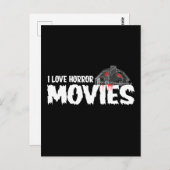 ヴィンテージホラー映画 ポストカード (正面/裏面)