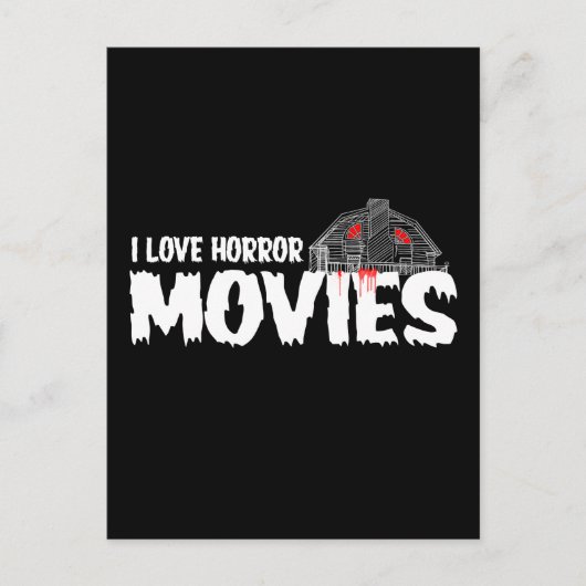 ヴィンテージホラー映画 ポストカード (正面)