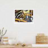 ヴィンテージホラー漫画パネル ポスター (キッチン)