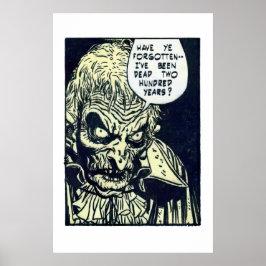 ヴィンテージホラー漫画パネル ポスター