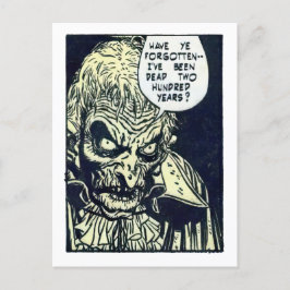 ヴィンテージホラー漫画パネル ポストカード