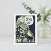 ヴィンテージホラー漫画パネル ポストカード (スタンド正面)