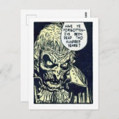 ヴィンテージホラー漫画パネル ポストカード (正面/裏面)