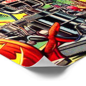 ヴィンテージホラー漫画 ポスター (角)