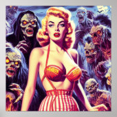 ヴィンテージホラー ポスター (正面)