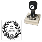 ヴィンテージホリカスタムーベリーリーススタンプクリスマス ラバースタンプ (押印)