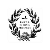 ヴィンテージホリカスタムーベリーリーススタンプクリスマス ラバースタンプ (インプリント)