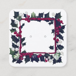 ヴィンテージホリカスタムー・フレーム・イヤリング表示カード コーリングカード