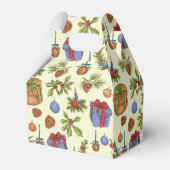 ヴィンテージホリディギフト |クリスマス フェイバーボックス (裏面サイド)