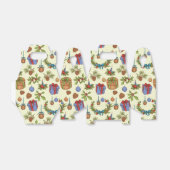 ヴィンテージホリディギフト |クリスマス フェイバーボックス (折り畳みなし)