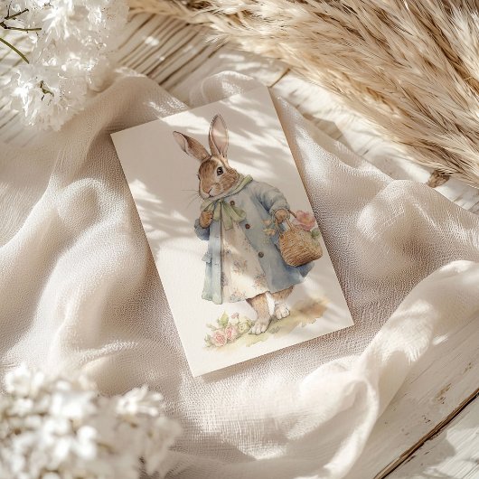 ヴィンテージホリデイズバニー シーズンポストカード