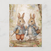 ヴィンテージホリデイズバニー シーズンポストカード (正面)