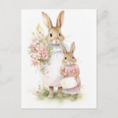 ヴィンテージホリデイズバニー シーズンポストカード (正面)