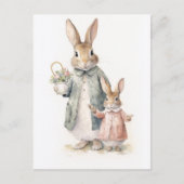 ヴィンテージホリデイズバニー シーズンポストカード (正面)