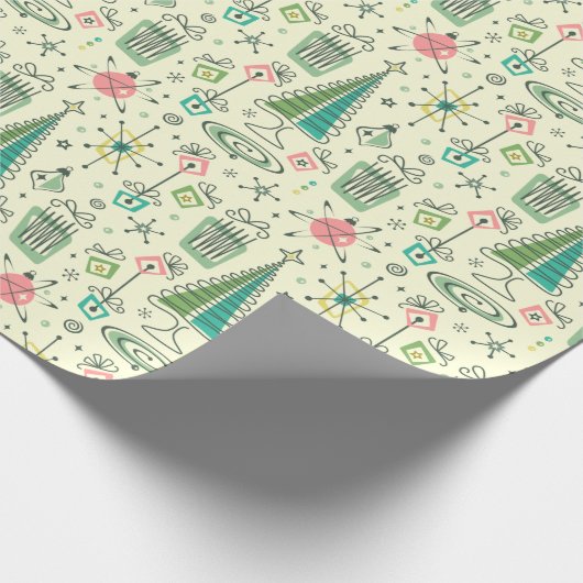 ヴィンテージホリデーおもしろい!©スタディオクチン ラッピングペーパー (角)