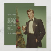 ヴィンテージホリデーの優雅な肖像 シーズンカード (正面/裏面)