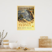 ヴィンテージホリデーアドベンチャーインオーストラリア旅行 ポスター (キッチン)