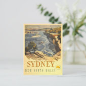 ヴィンテージホリデーアドベンチャーインオーストラリア旅行 ポストカード (スタンド正面)