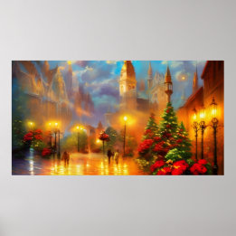 ヴィンテージホリデーアートオールドポスター ポスター