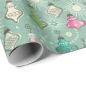 ヴィンテージホリデーオーナメント©studioxtine ラッピングペーパー (ロールコーナー)