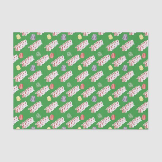 ヴィンテージホリデーキャンディティッシュペーパー 薄葉紙 (正面)