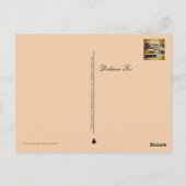 ヴィンテージホリデークリスマスクラシックトラック ポストカード (裏面)