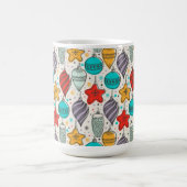 ヴィンテージホリデークリスマスツリーオーナメント コーヒーマグカップ (中央)