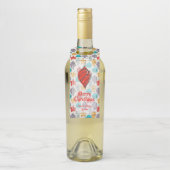 ヴィンテージホリデークリスマスツリーオーナメント ボトルネックタグ (ボトル)