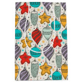 ヴィンテージホリデークリスマスツリーオーナメント ミディアムペーパーバッグ (正面)