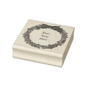 ヴィンテージホリデークリスマスリーステキストの追加 ラバースタンプ (スタンプ)