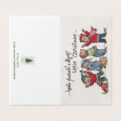 ヴィンテージホリデーシンギングカッブアクリル風刺画 (外部フラット)