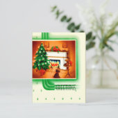 ヴィンテージホリデースコットランドはがき シーズンポストカード (スタンド正面)