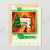 ヴィンテージホリデースコットランドはがき シーズンポストカード (正面/裏面)