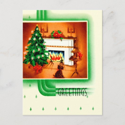 ヴィンテージホリデースコットランドはがき シーズンポストカード (正面)