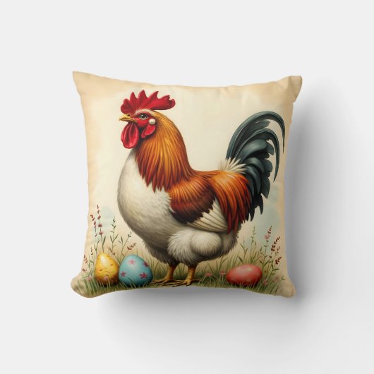 ヴィンテージホリデートレンディーイースターコレクション クッション (正面)
