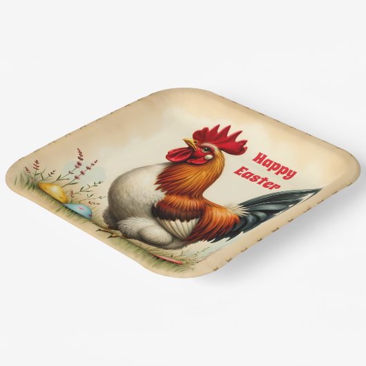 ヴィンテージホリデートレンディーイースターコレクション ペーパープレート (傾斜あり)