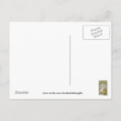 ヴィンテージホリデーバニーイースターポストカード シーズンポストカード (裏面)