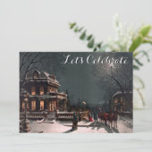 ヴィンテージホリデービクトリアンクリスマスパーティー 招待状 (スタンド正面)